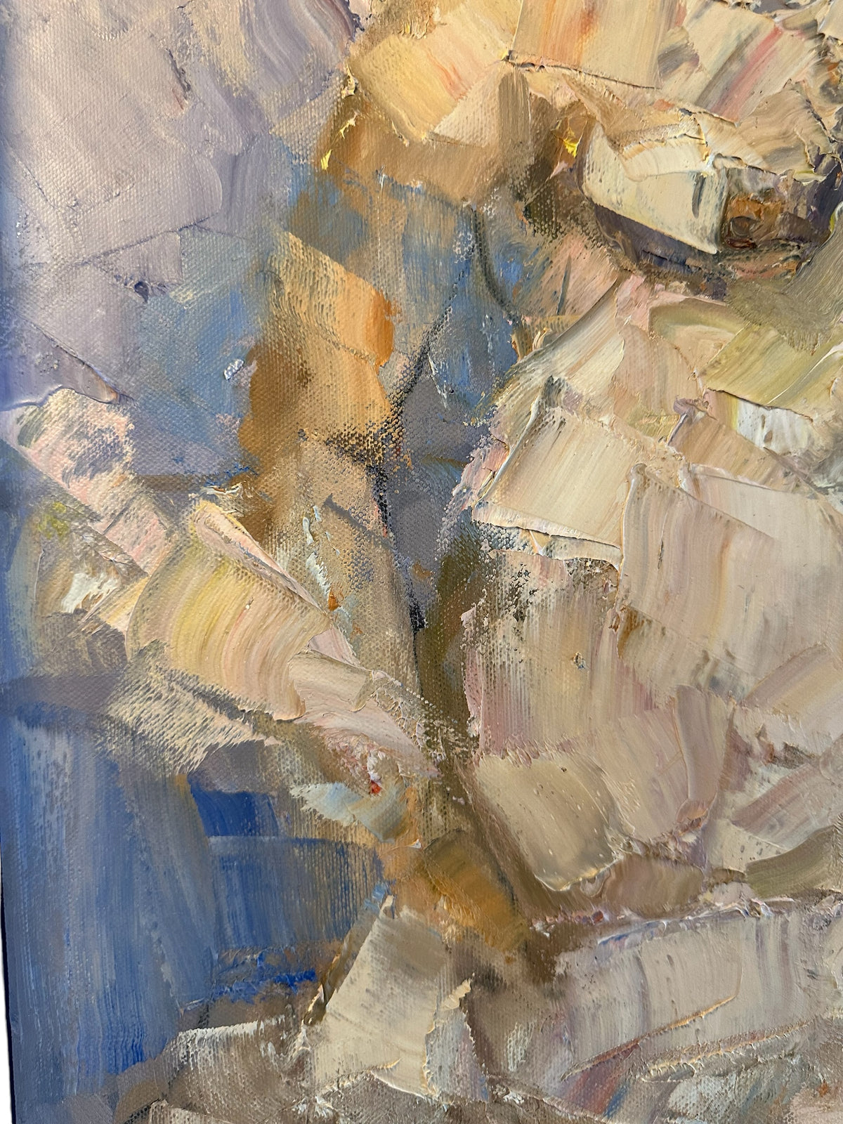 ‘Leila’, Figurative Expressionist Oil on Canvas by Peter Bowen image 6