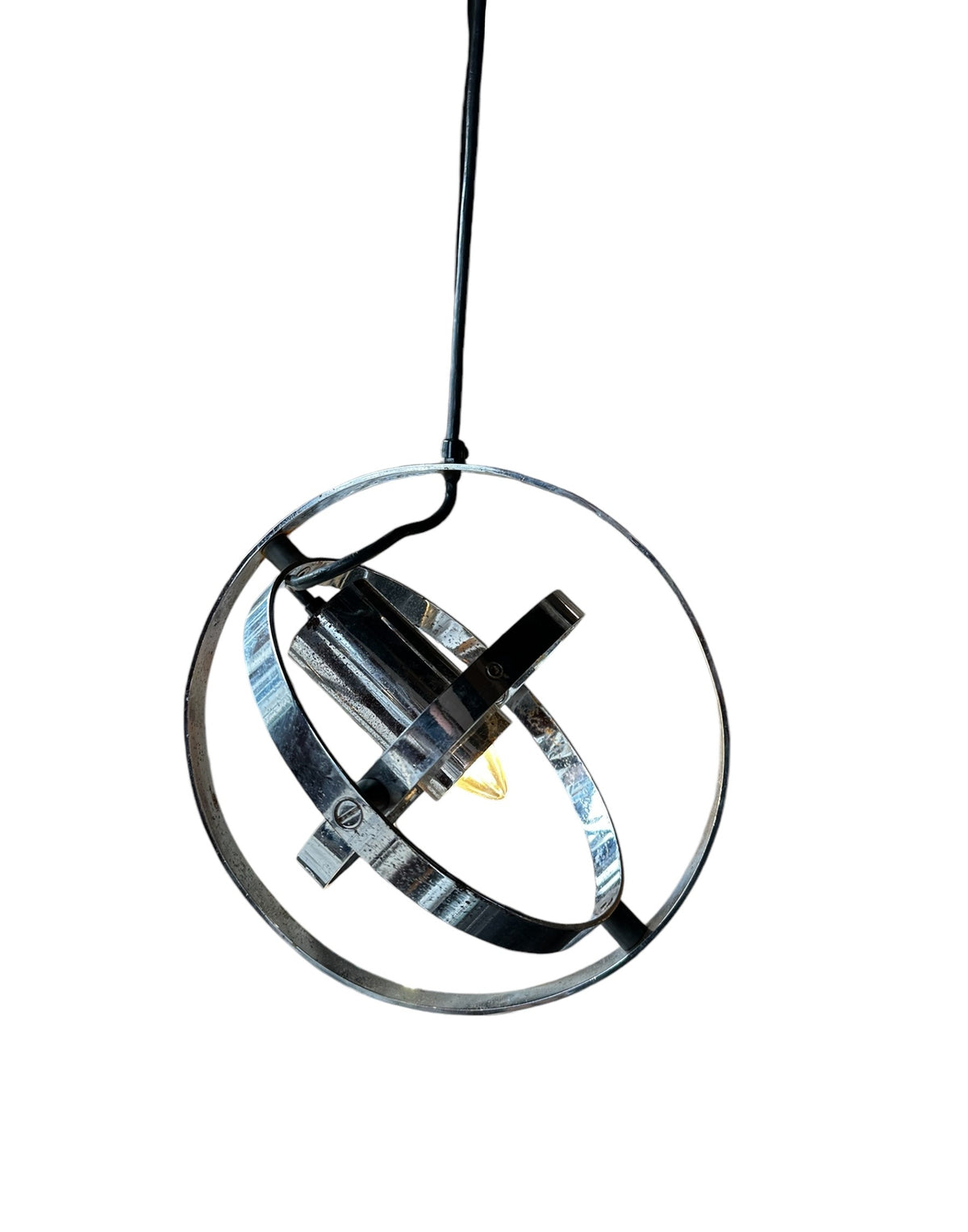 Atomic Space Age Pendant Lamp by Prime Mover London for the Design Centre, 1960 image 7