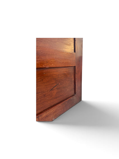 Edwardian Turn of the century Filing cabinet in Mahogany with original Handles image 2