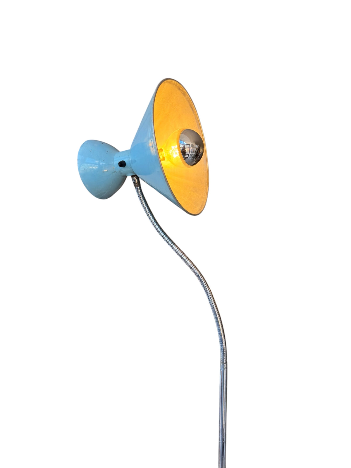 Original Diablo Maison Lanel Swan Neck Lamp, 1950