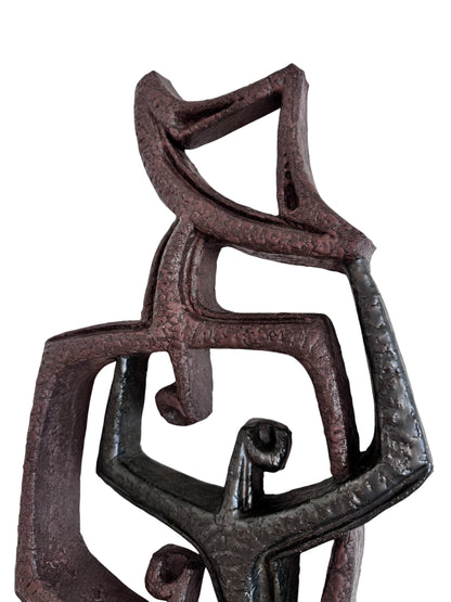 Brutalist Sculpture in Ceramic By Joop Puntman for Ambacht Haalderen, 1960 image 2
