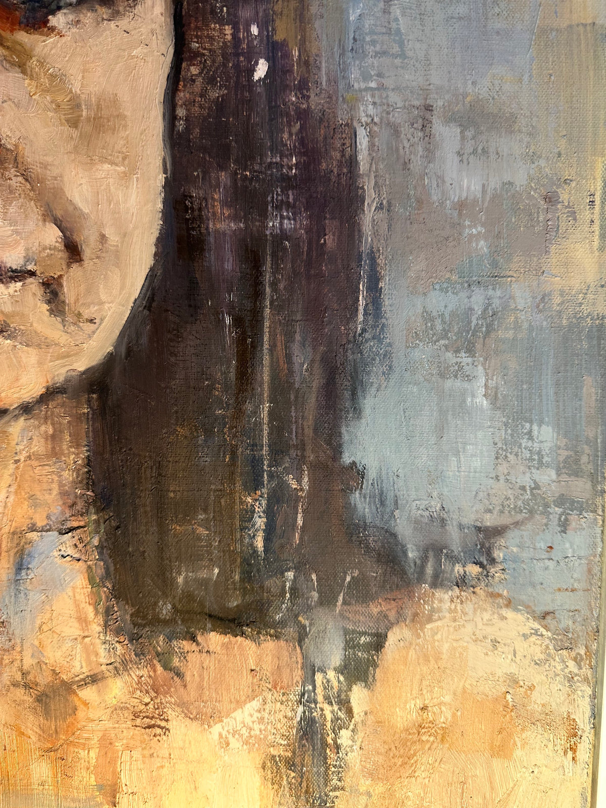 Margo Buchanan, Expressionist Portrait Oil on Canvas by Peter Bowen   image 7