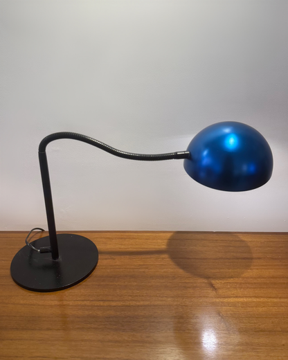 Blue Postmodernist Memphis Style Adjustable Desk Lamp by Conran for Habitat 1983 image 7