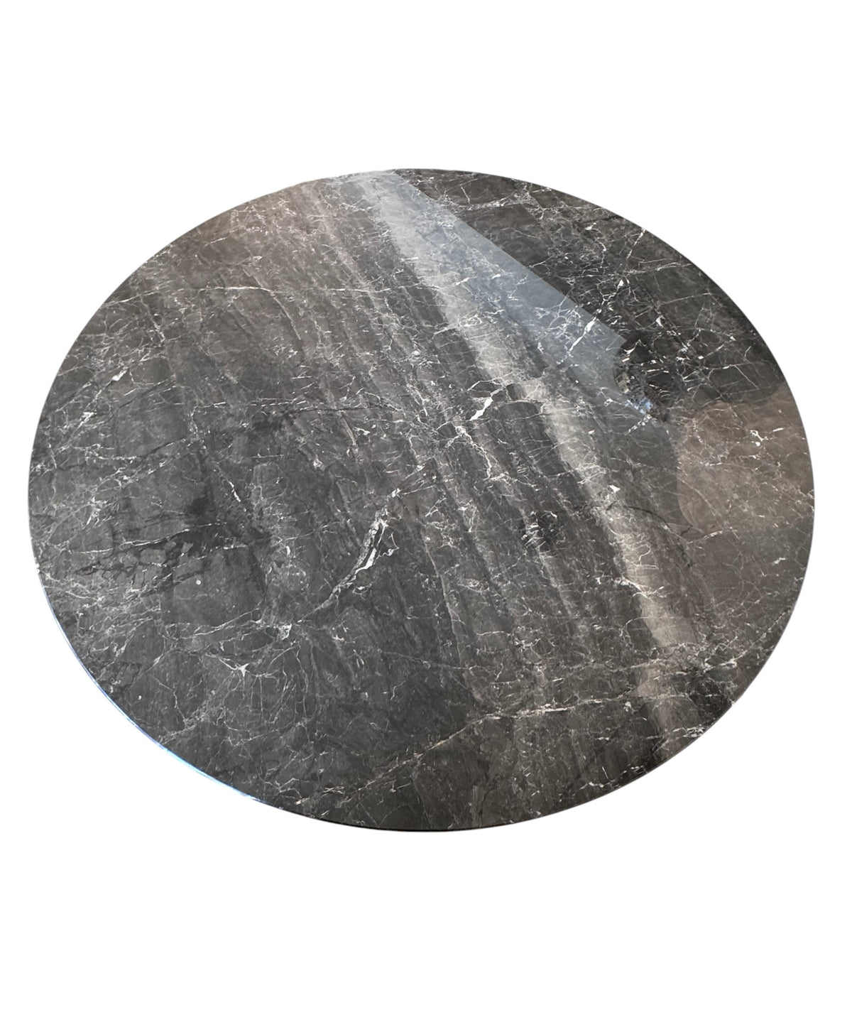 Bespoke Marble Dining Table by Marchetti With Anodised black Aluminium Base image 4