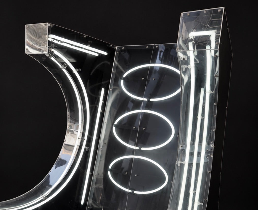 Original Series 8 Big Brother Illuminated Neon Chair, Rare British Television Collectable