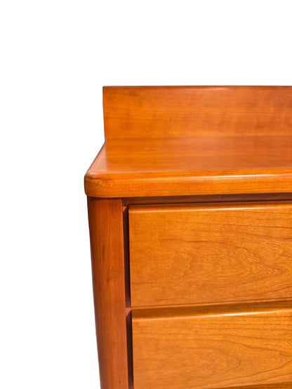 Vintage Hülsta Cherry Wood Chest of 5 Drawers