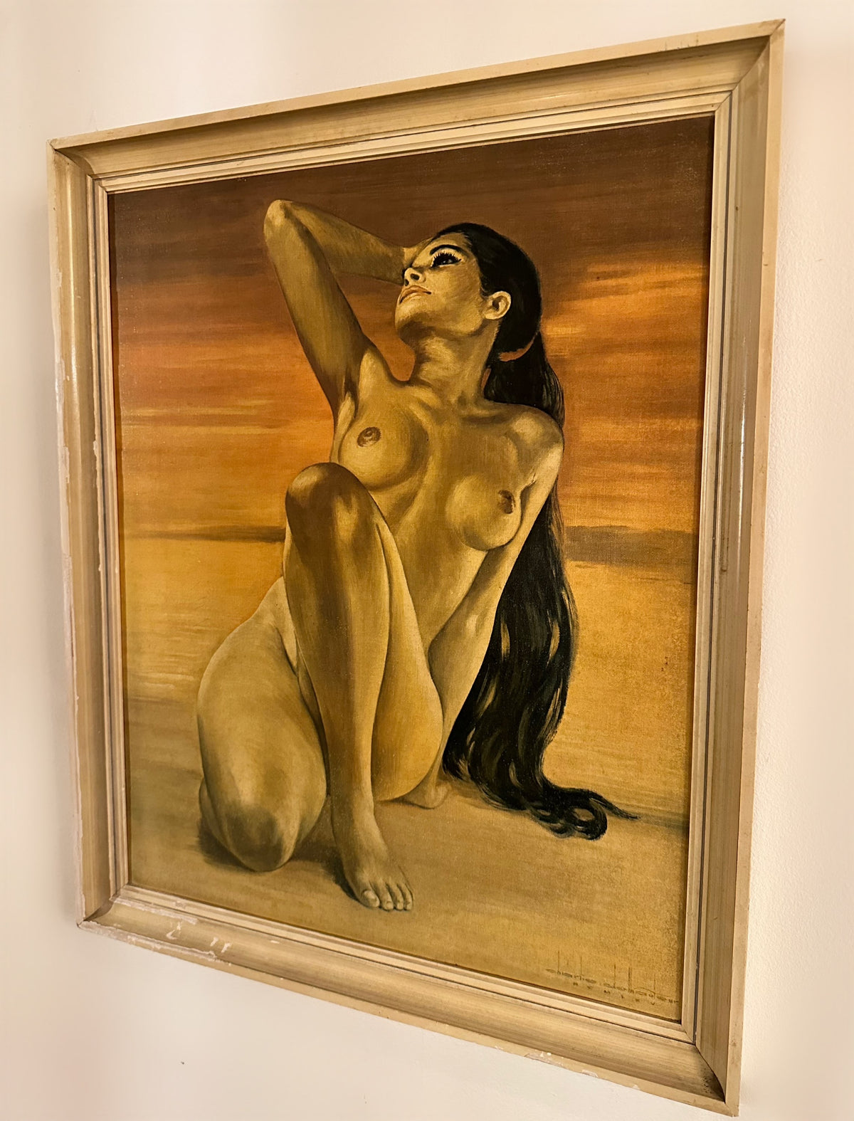 Very Rare High Quality Print by Charlie Delhauter of a Nude Lady, 1960  image 2