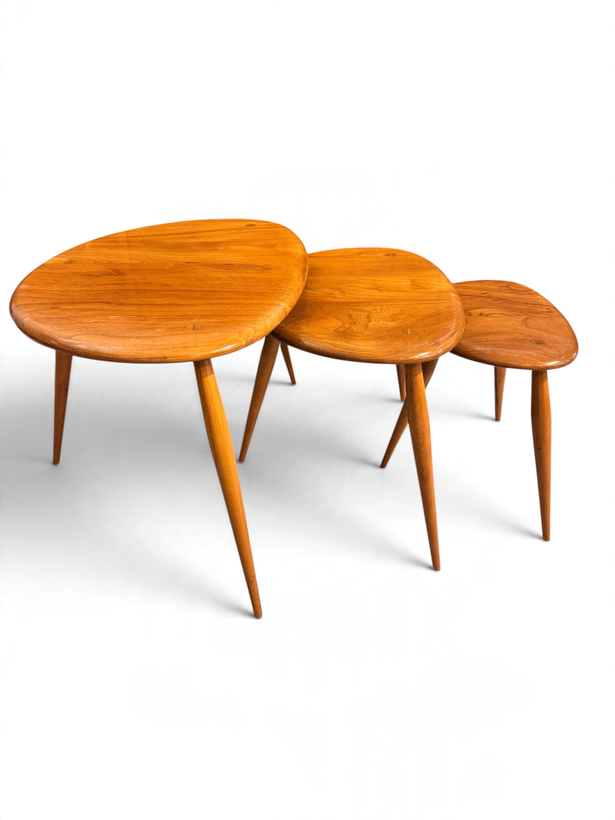Ercol pebbles set of 3 tables