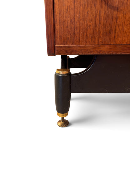 Gplan Tola Mahogany Tall boy Chest of Drawers designed by Victor Wilkinson, 1966