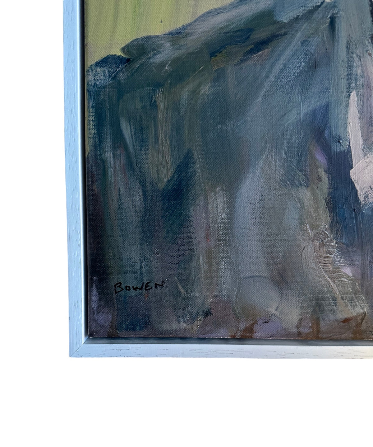 Tom Ward-Thomas, Expressionist Portrait Oil on Canvas by Peter Bowen   image 2