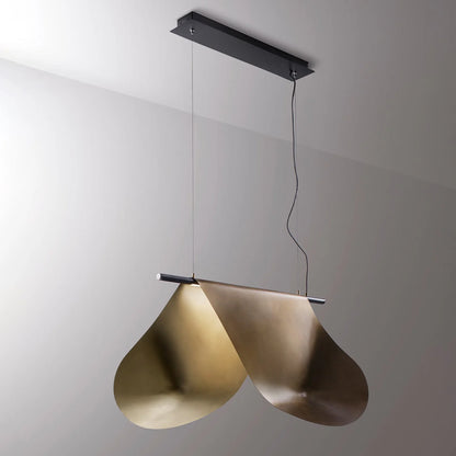 Twist Orbitale Brass Pendant Lamp By Design Zannelatto/Borotto image 1