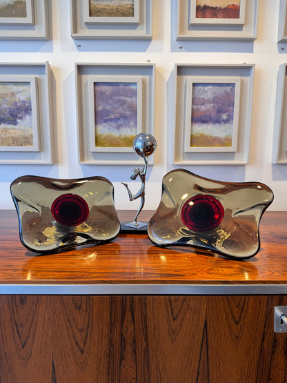 Bespoke Pair of Murano Glass Handles for Seifert Architects, 1970 image 1