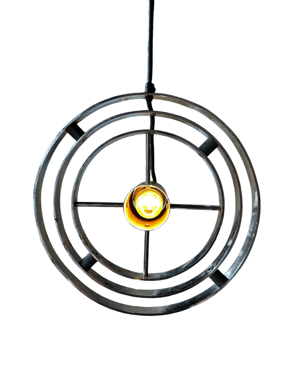 Atomic Space Age Pendant Lamp by Prime Mover London for the Design Centre, 1960 image 5