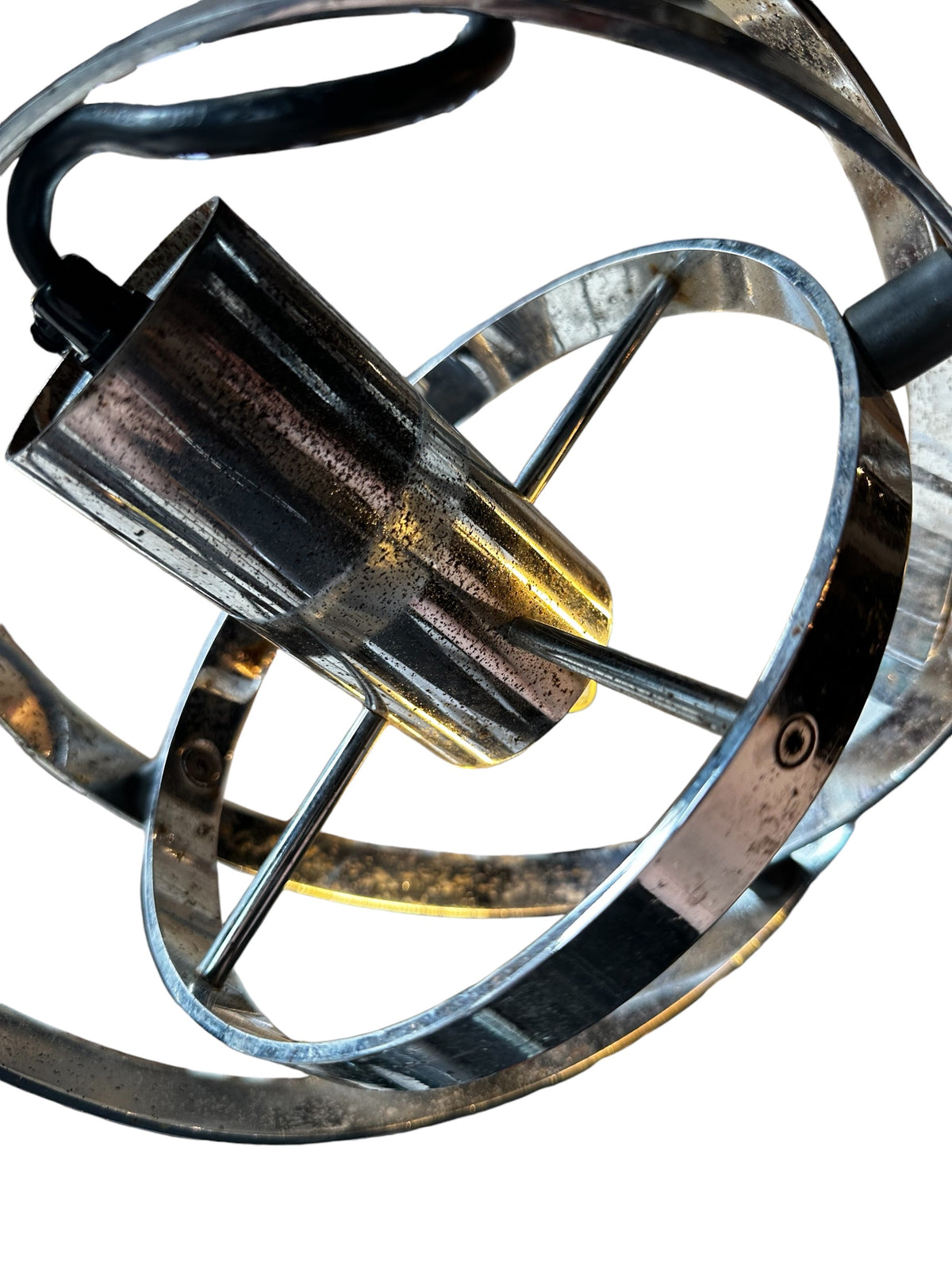Atomic Space Age Pendant Lamp by Prime Mover London for the Design Centre, 1960 image 3