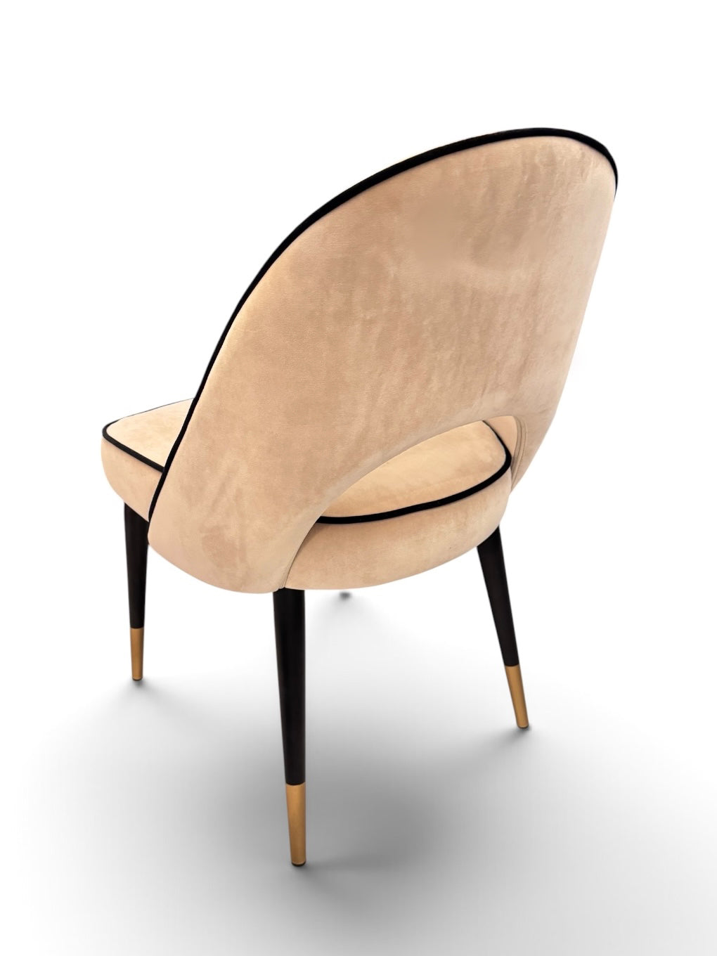Pair of Eichholtz Cliff Collection Dining Chairs finished in Alcantara Suede  image 4