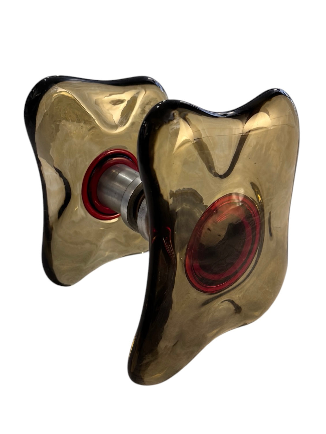 Bespoke Pair of Murano Glass Handles for Seifert Architects, 1970 image 6