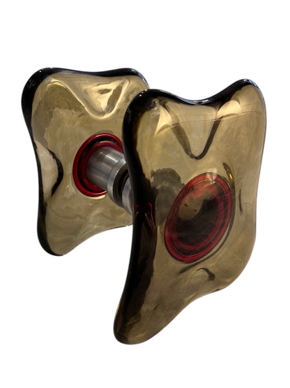 Bespoke Pair of Murano Glass Handles for Seifert Architects, 1970 image 6