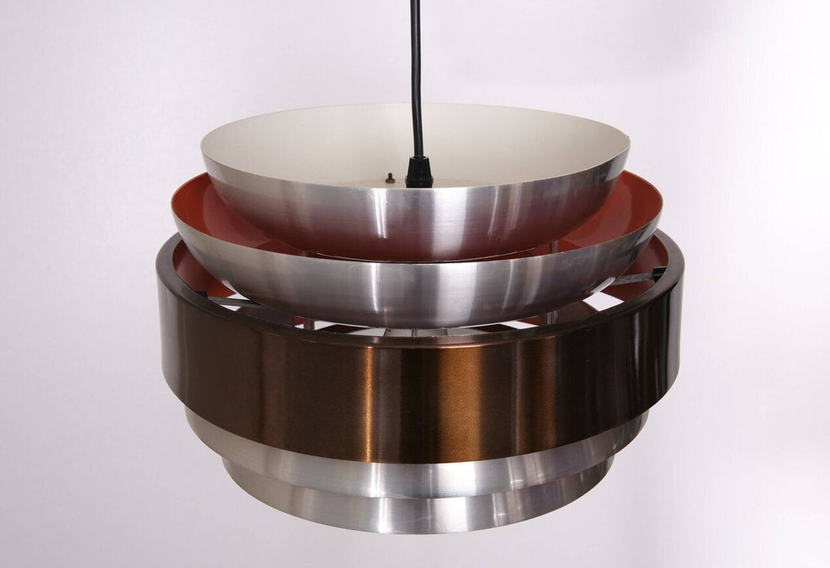 Mid century Dutch Pendant Light by Lakro Amstelveen, 1966 image 5