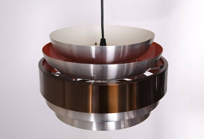 Mid century Dutch Pendant Light by Lakro Amstelveen, 1966 image 5
