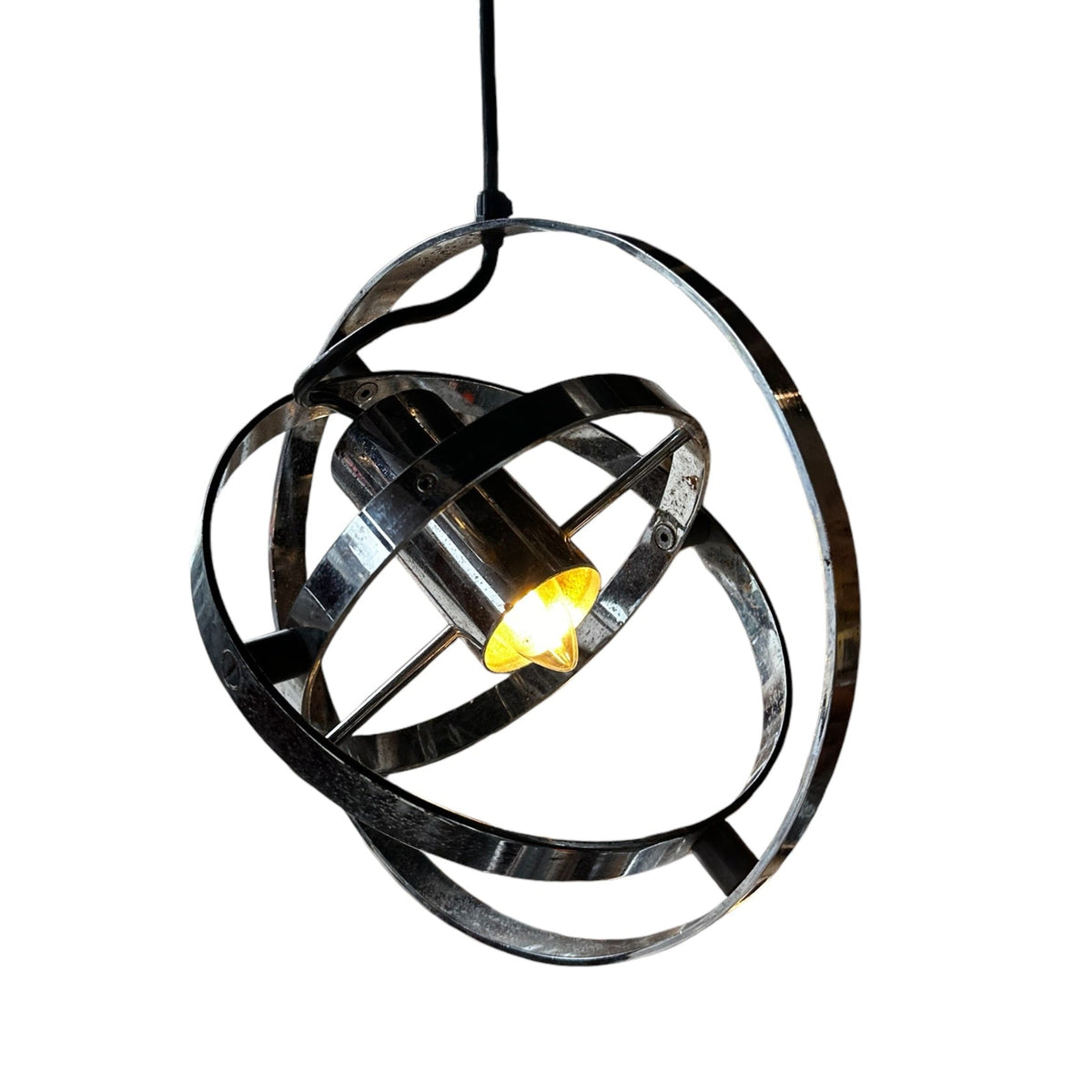 Atomic Space Age Pendant Lamp by Prime Mover London for the Design Centre, 1960 image 0