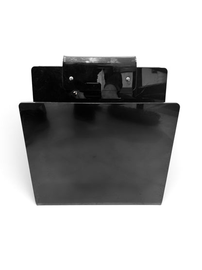 Black Italian Plastic Magazine Rack, 1970