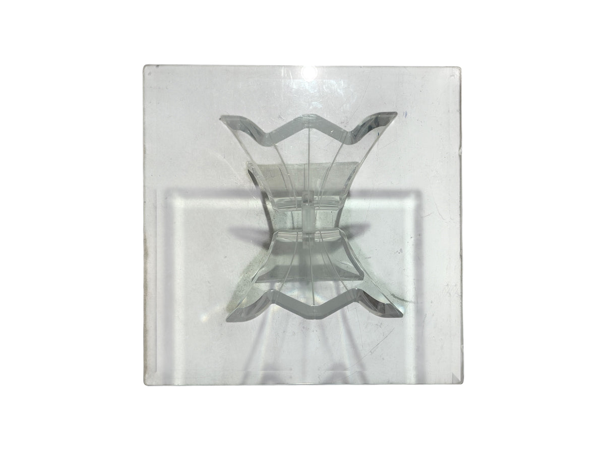 Glass and Lucite Coffee Table by Lion in Frost New York, 1970 image 9