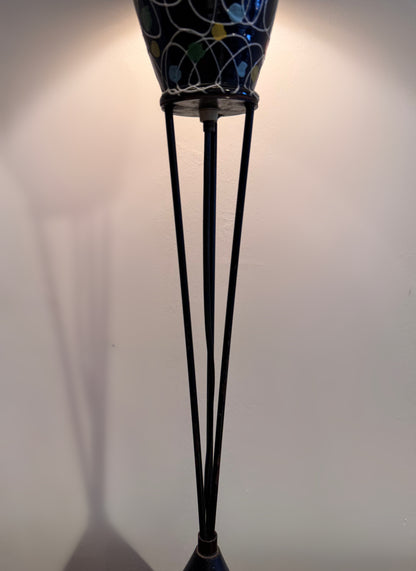 Rare Mid-Century Fanciullacci Ceramic Table Lamp, Italy, c.1950s