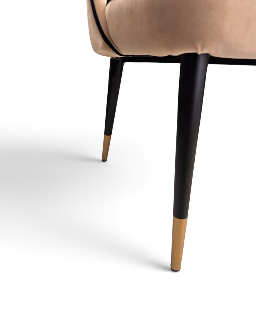 Pair of Eichholtz Cliff Collection Dining Chairs finished in Alcantara Suede  image 7
