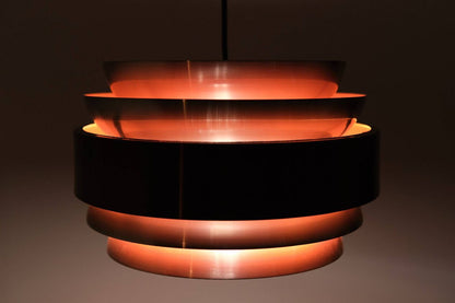 Mid century Dutch Pendant Light by Lakro Amstelveen, 1966 image 8