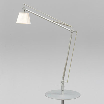 Philippe Starck for Flos Italy, Achimoon Table & Lamp with Pleated Fabric Shade image 2