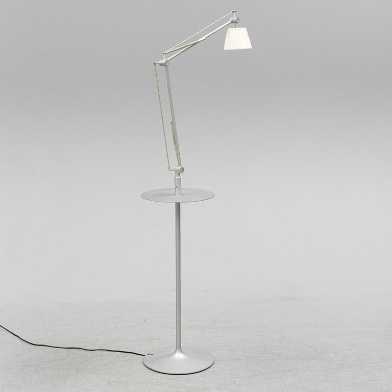 Philippe Starck for Flos Italy, Achimoon Table & Lamps with Pleated Fabric Shade image 7