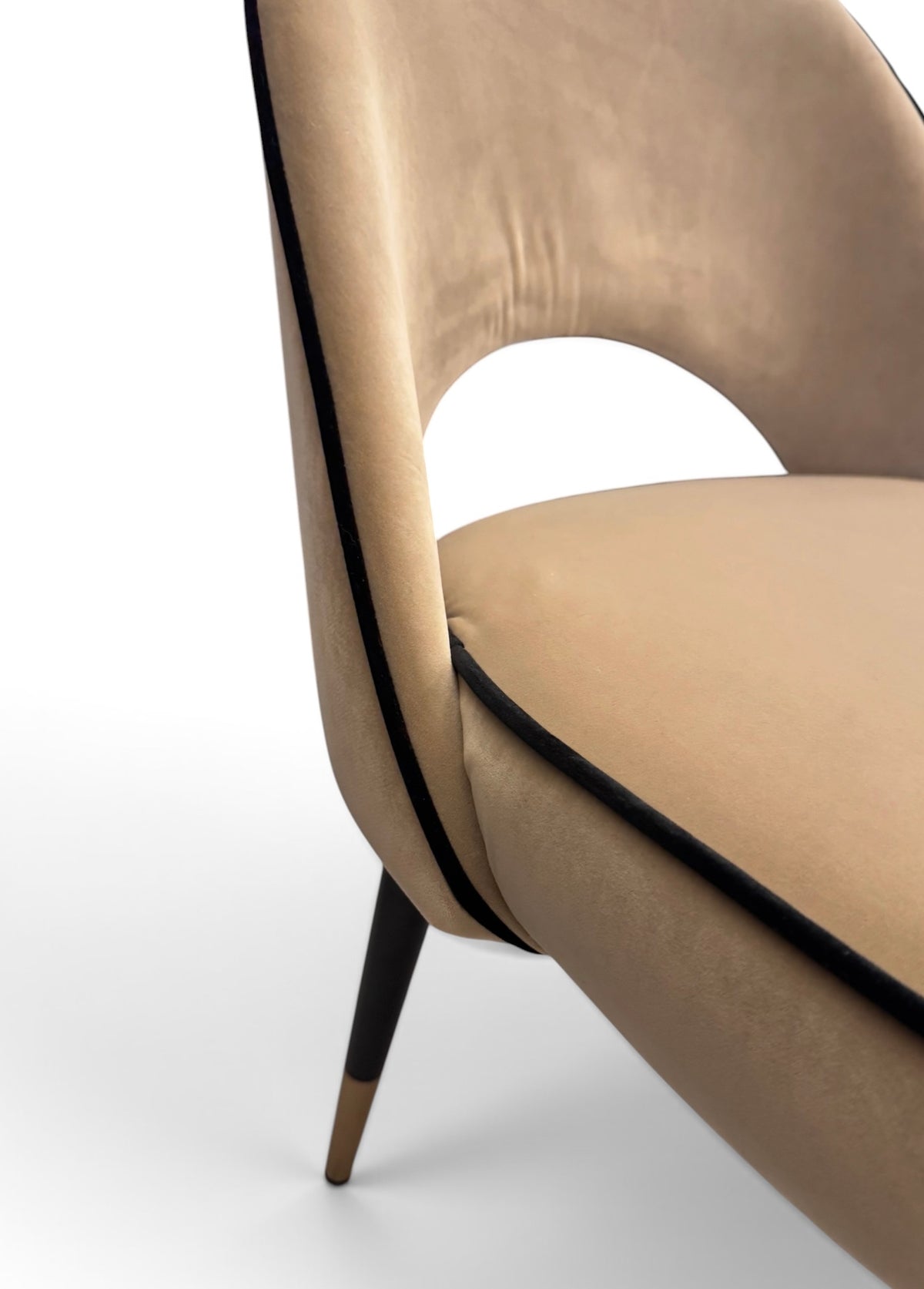 Pair of Eichholtz Cliff Collection Dining Chairs finished in Alcantara Suede  image 6
