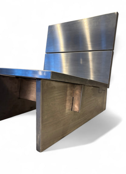 Contemporary Stainless Steel Chairs Designed by an Architect   image 4
