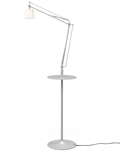 Philippe Starck for Flos Italy, Achimoon Table & Lamp with Pleated Fabric Shade image 0