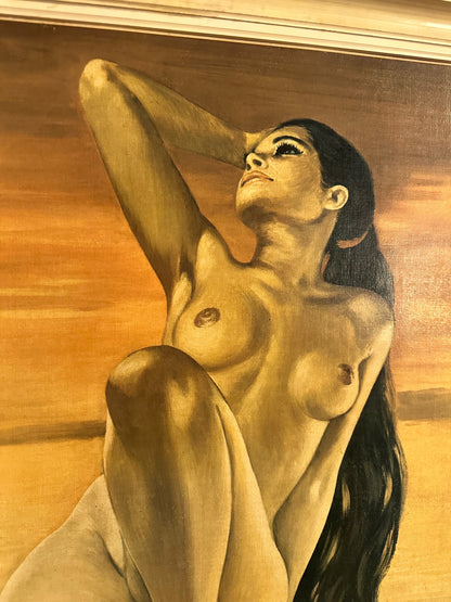 Very Rare High Quality Print by Charlie Delhauter of a Nude Lady, 1960  image 1