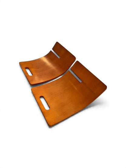 Interlocking Bentwood Danish Magazine Rack, 1970
