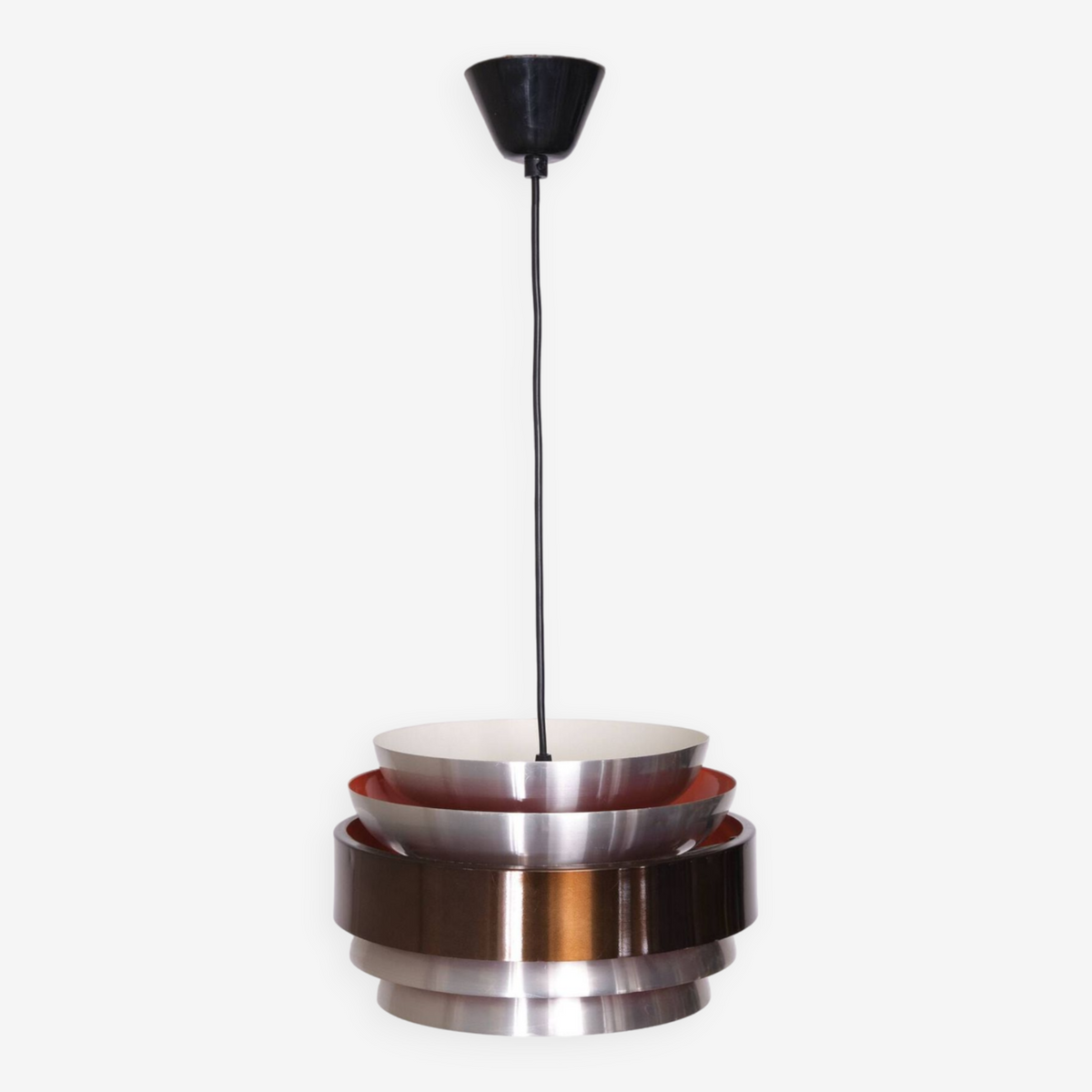 Mid century Dutch Pendant Light by Lakro Amstelveen, 1966 image 0