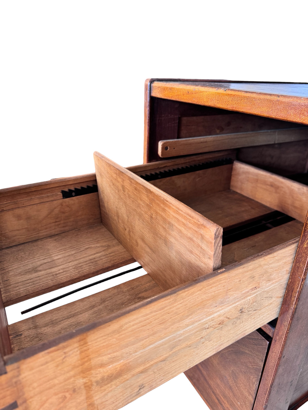 Edwardian Turn of the century Filing cabinet in Mahogany with original Handles image 6