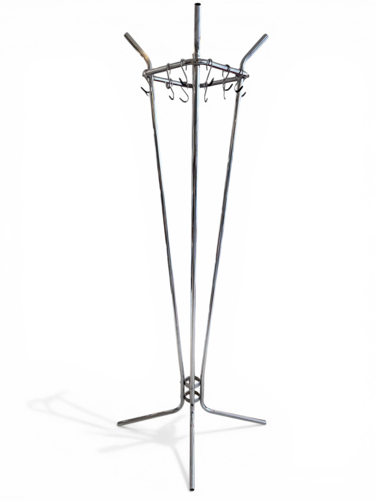 Original Mid century Belgian Chrome Coat Rack, 1960 image 1