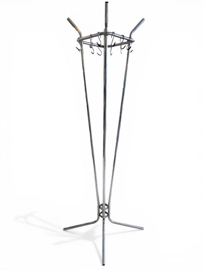 Original Mid century Belgian Chrome Coat Rack, 1960 image 1