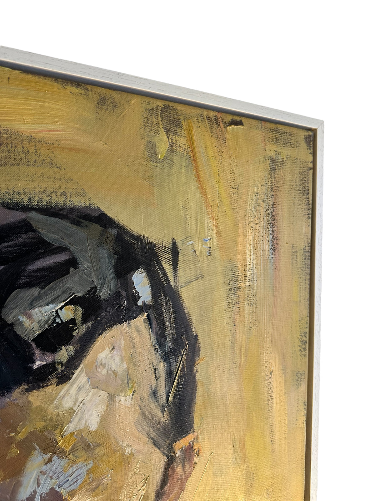 Tom Ward-Thomas, Expressionist Portrait Oil on Canvas by Peter Bowen   image 5