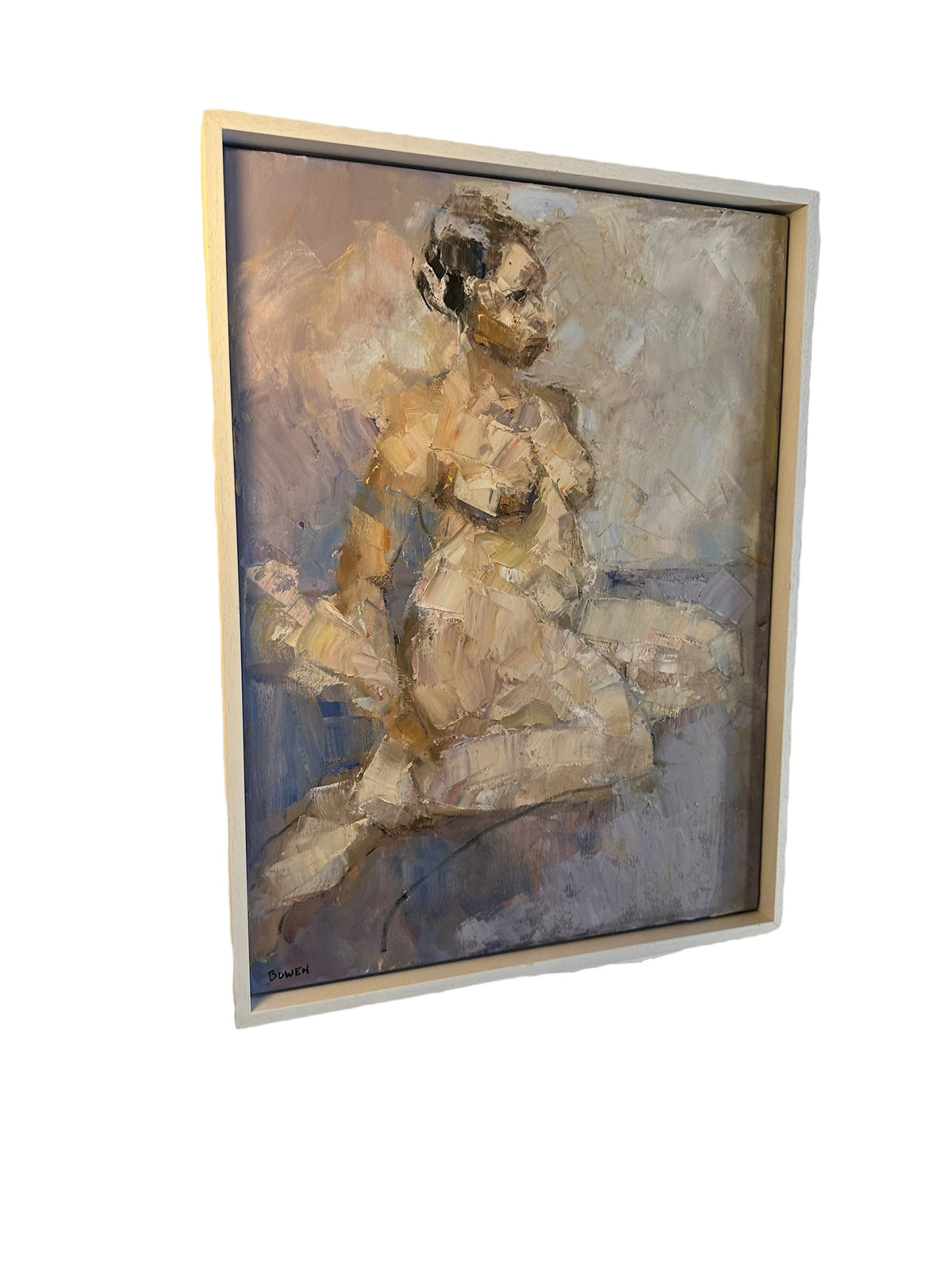 ‘Leila’, Figurative Expressionist Oil on Canvas by Peter Bowen  image 3