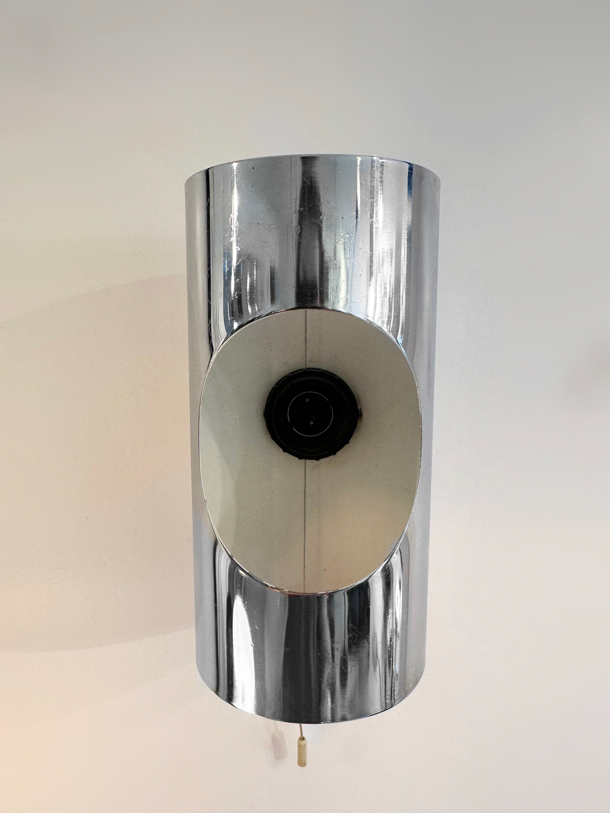 Pair of Chrome Wall lights by Philippe Rogier for Prova Denmark, 1970 image 2