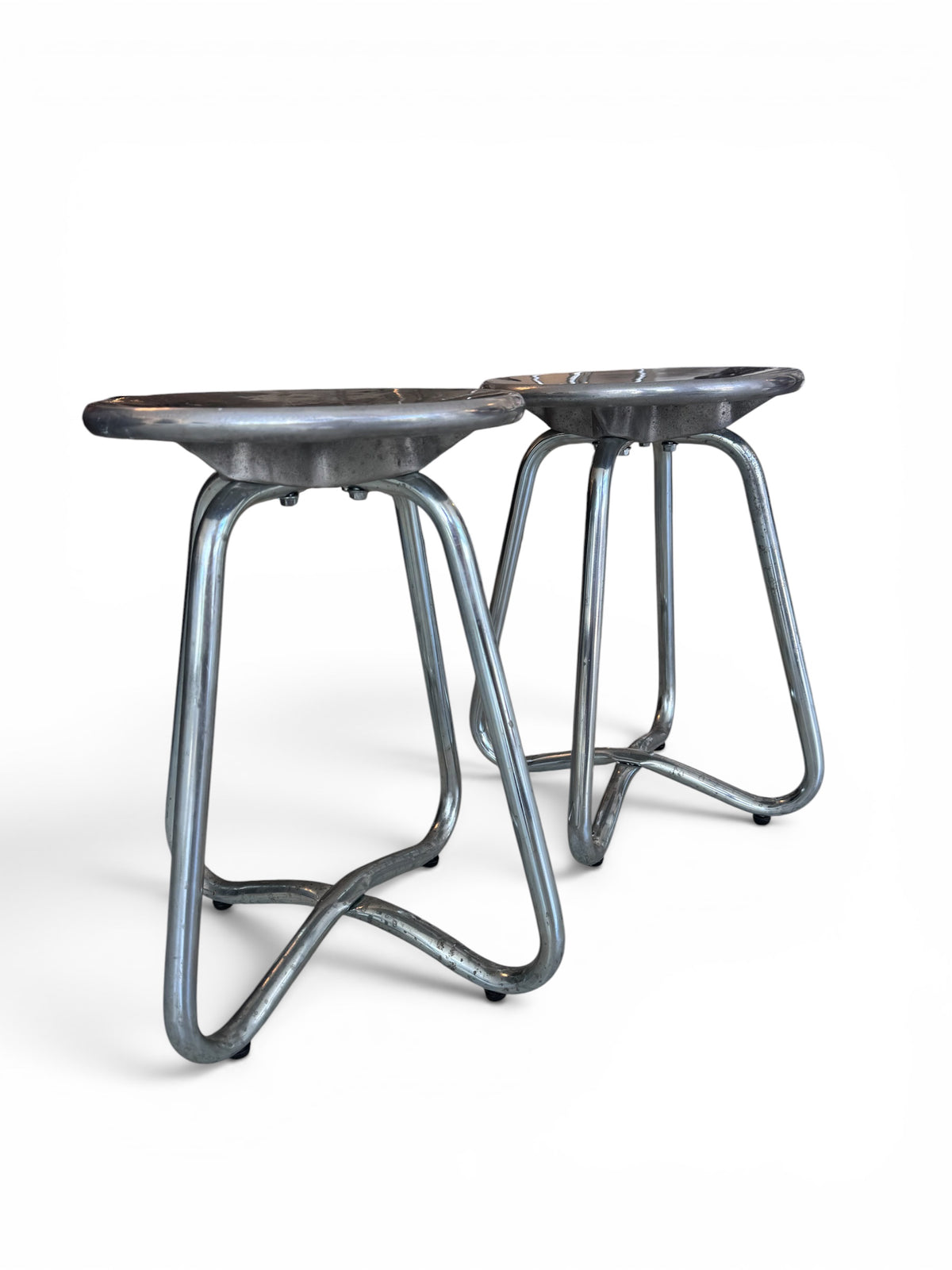 Original Aluminium stools/side tables by Terance Conran for the Conran Shop 1990 image 1
