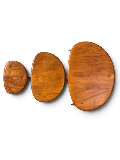 Ercol pebbles set of 3 tables