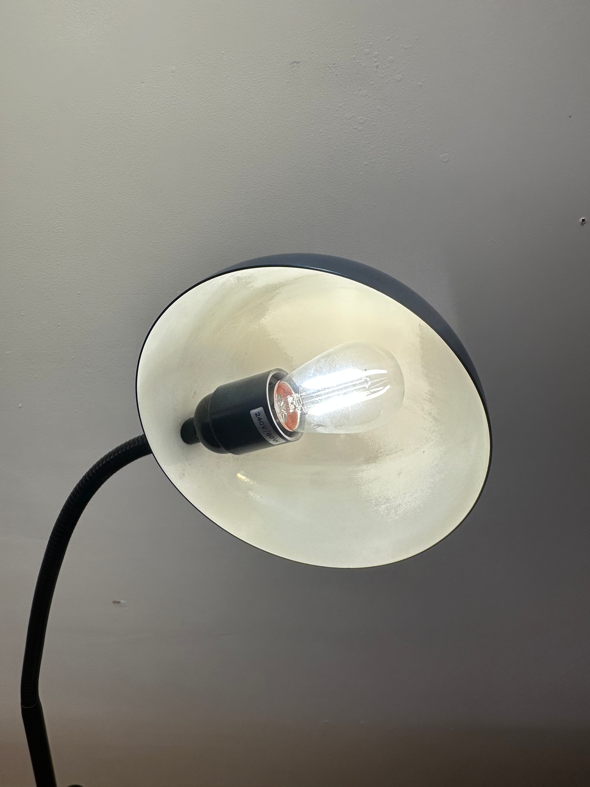 Blue Postmodernist Memphis Style Adjustable Desk Lamp by Conran for Habitat 1983 image 5