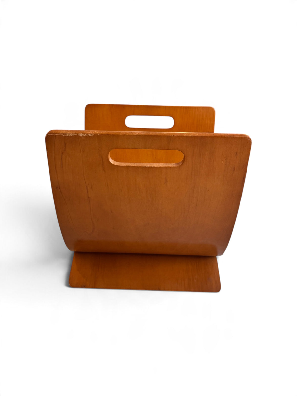 Interlocking Bentwood Danish Magazine Rack, 1970
