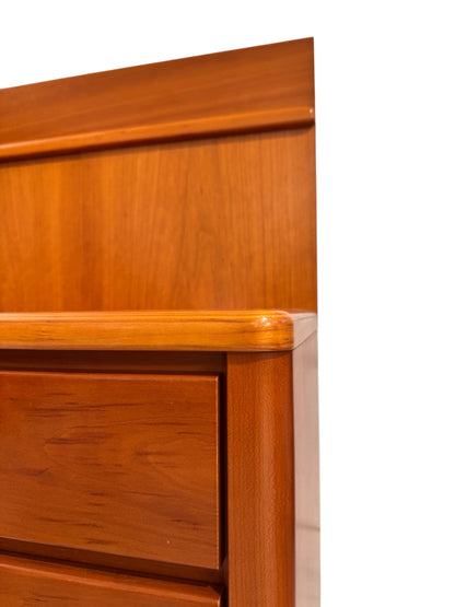 Vintage Hülsta cherry wood chest of drawers / bedside tables