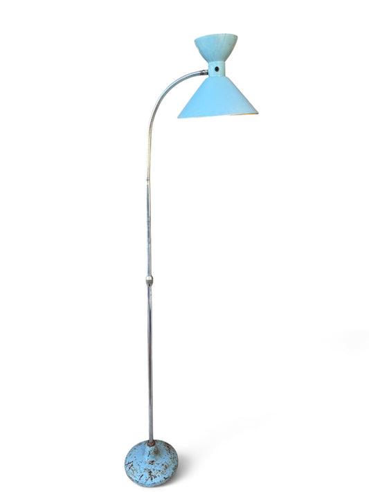 Original Diablo Maison Lanel Swan Neck Lamp, 1950