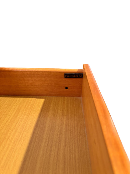 Vintage Hülsta Cherry Wood Chest of 5 Drawers
